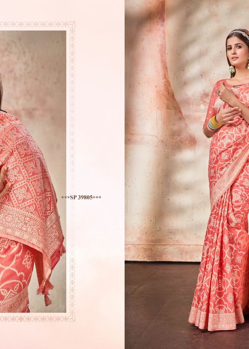 Ashavali Bandhej Vol 3 Aura Wholesale Surat Saree Market - Wholesale Saree