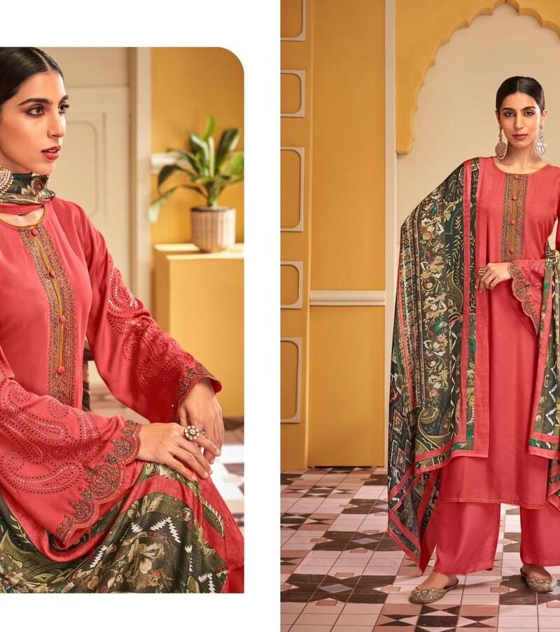 Bahaar Mumtaz Arts Kashmiri Pashmina Suits Online