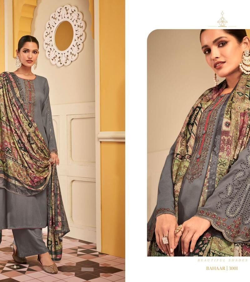 Bahaar Mumtaz Arts Kashmiri Pashmina Suits Online