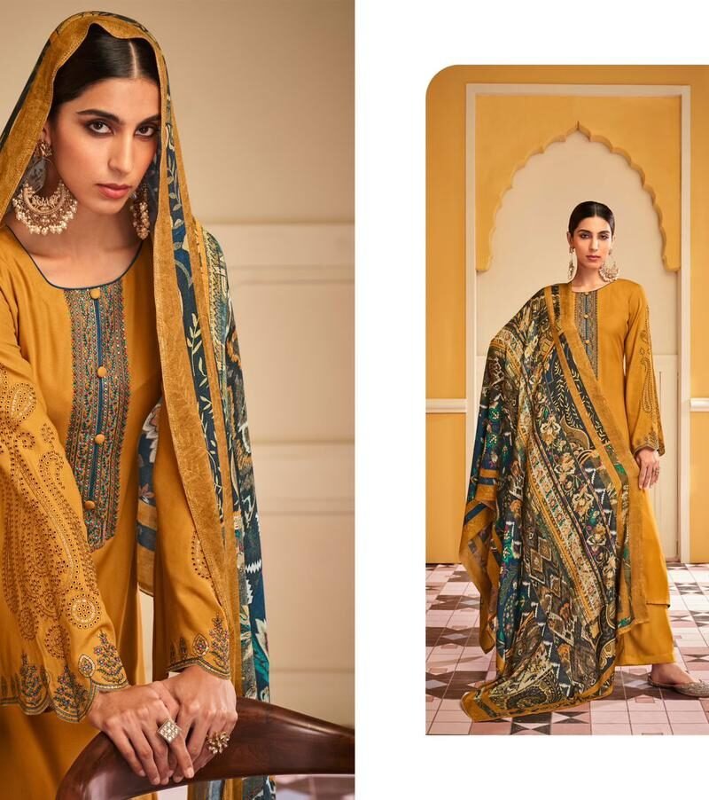 Bahaar Mumtaz Arts Kashmiri Pashmina Suits Online