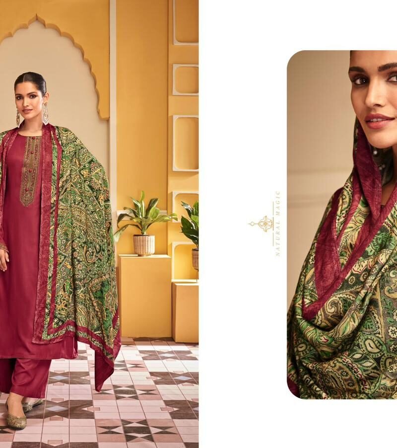 Bahaar Mumtaz Arts Kashmiri Pashmina Suits Online