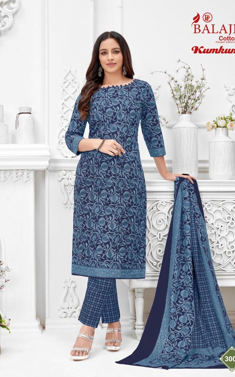 Balaji Kumkum Vol 30 Wholesale Cotton Dress Material