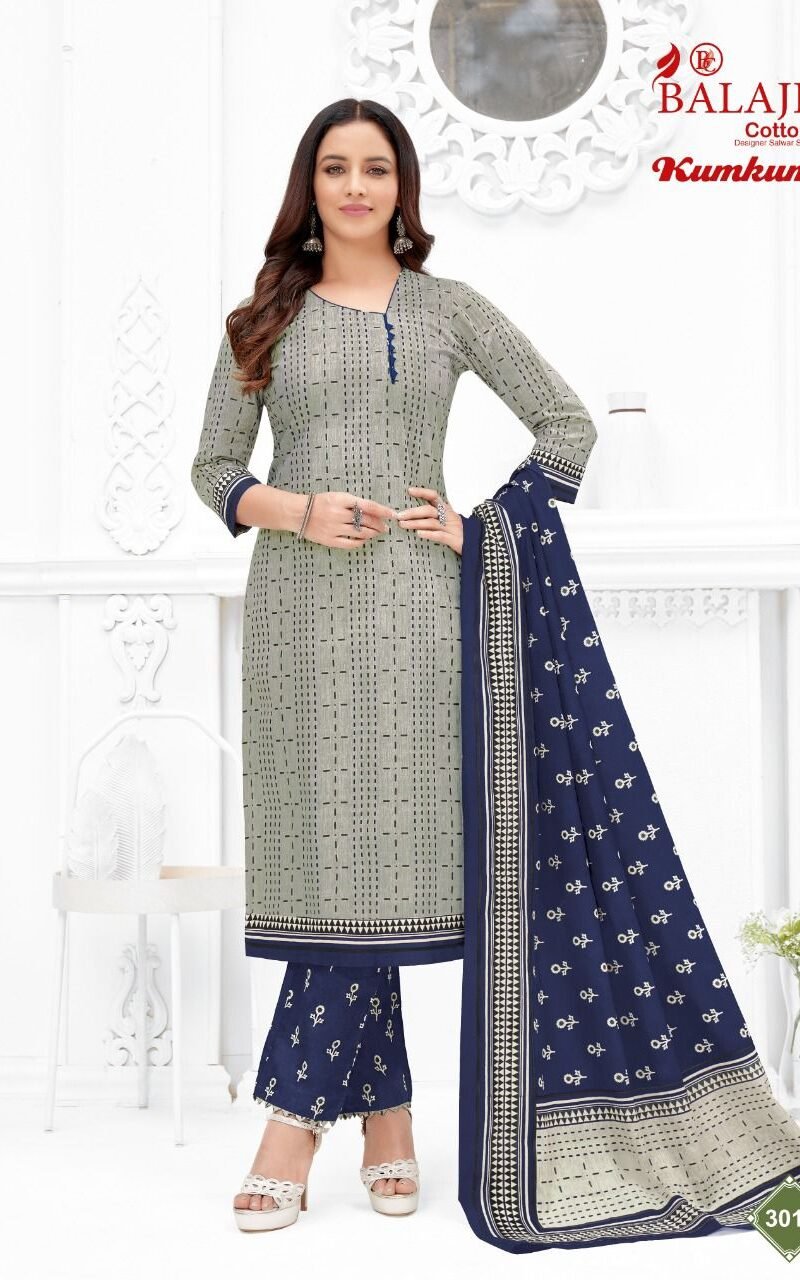 Balaji Kumkum Vol 30 Wholesale Cotton Dress Material