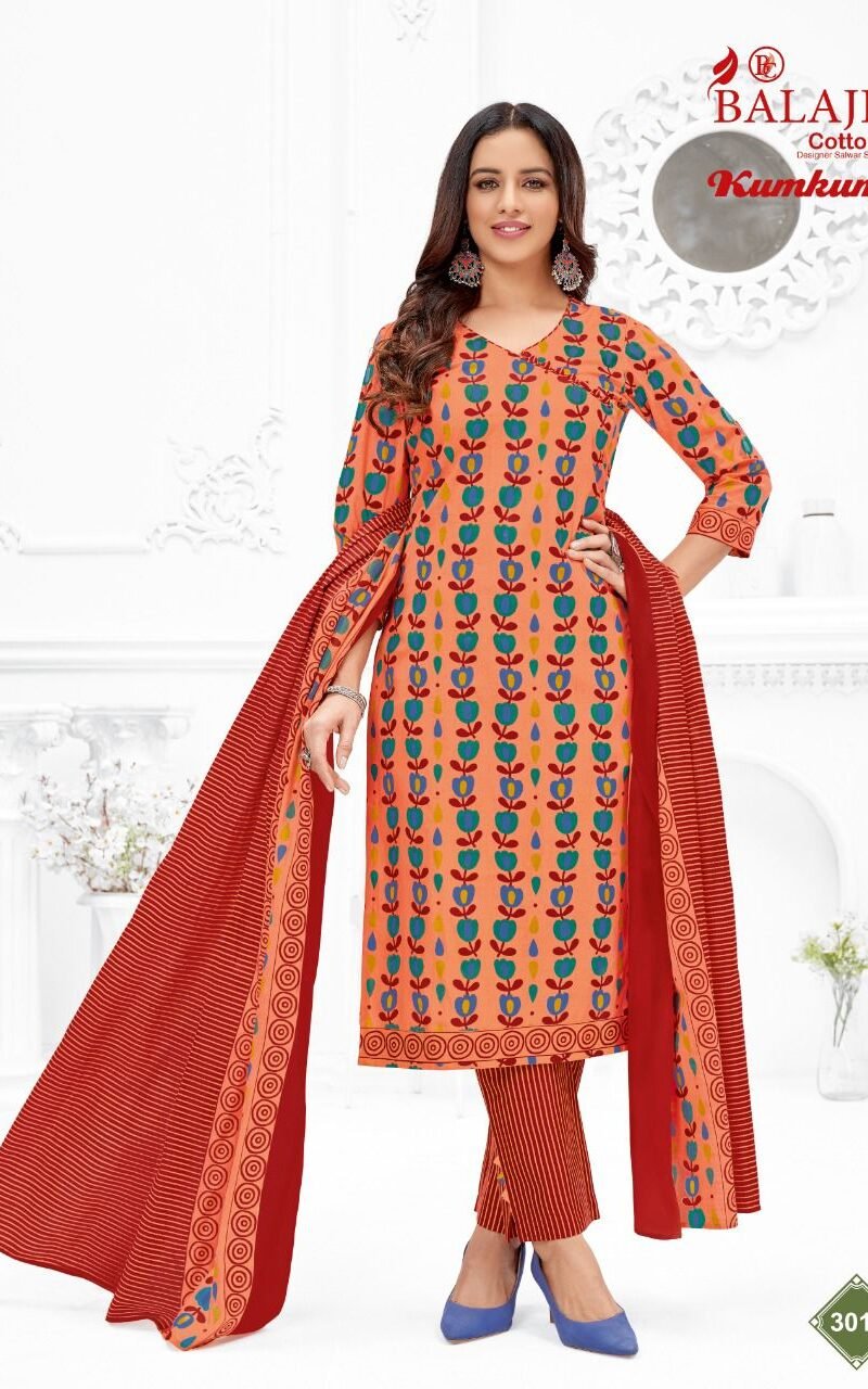 Balaji Kumkum Vol 30 Wholesale Cotton Dress Material