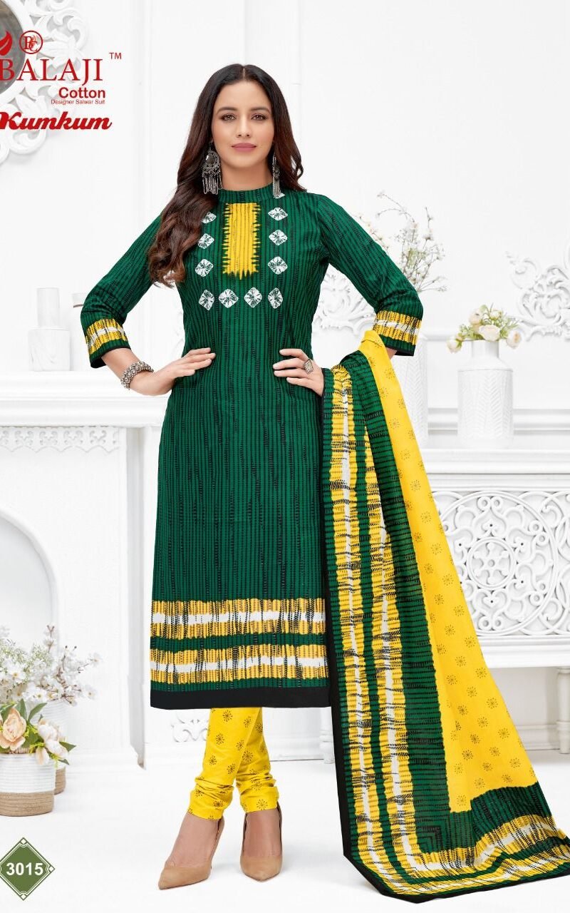 Balaji Kumkum Vol 30 Wholesale Cotton Dress Material