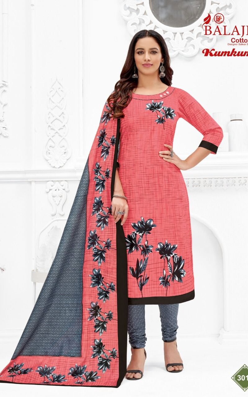 Balaji Kumkum Vol 30 Wholesale Cotton Dress Material