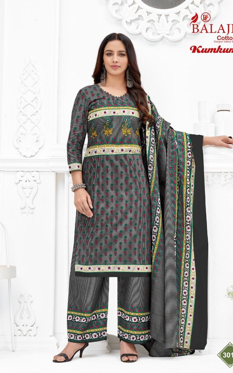 Balaji Kumkum Vol 30 Wholesale Cotton Dress Material