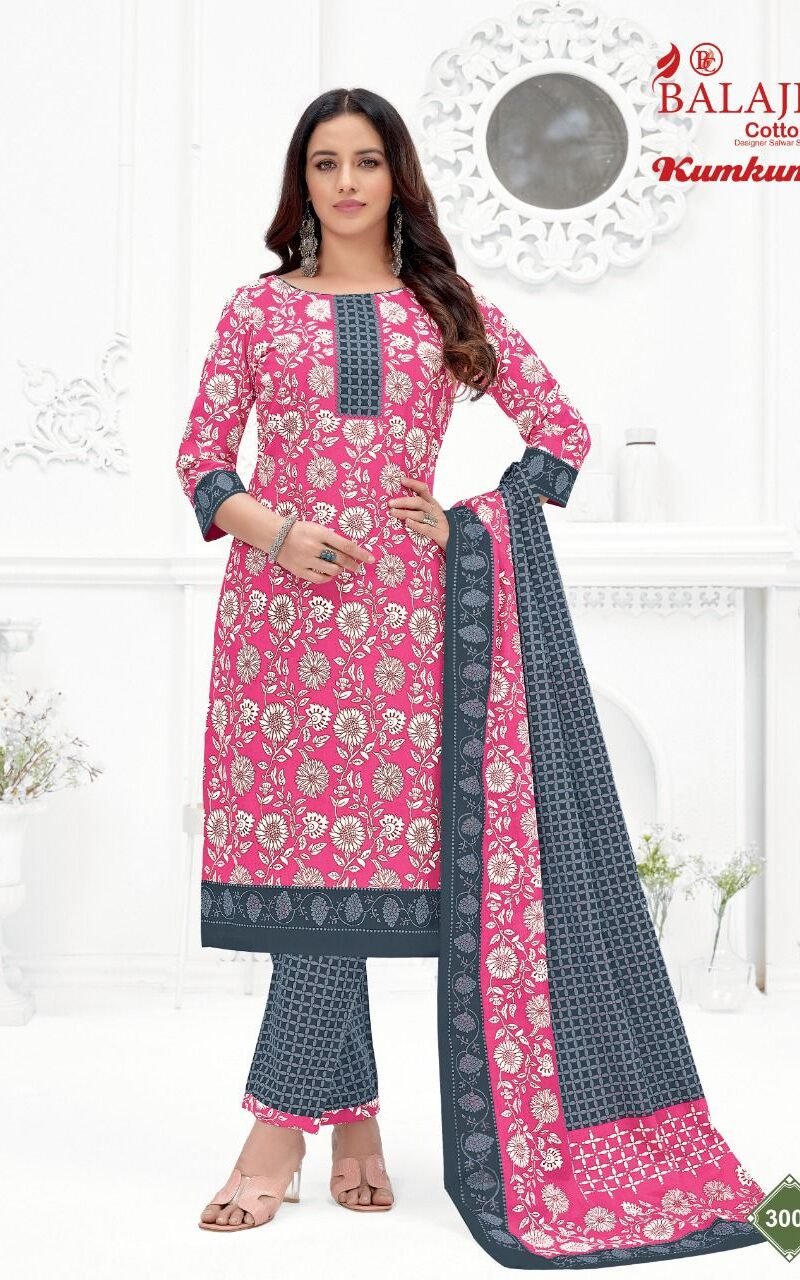 Balaji Kumkum Vol 30 Wholesale Cotton Dress Material