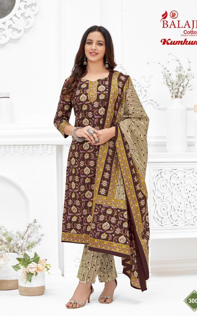 Balaji Kumkum Vol 30 Wholesale Cotton Dress Material