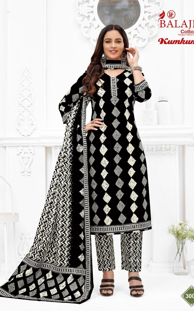 Balaji Kumkum Vol 30 Wholesale Cotton Dress Material