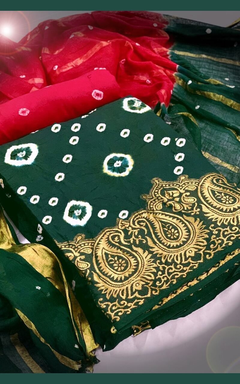 Bandhani Dress Material Wholesalers In Surat