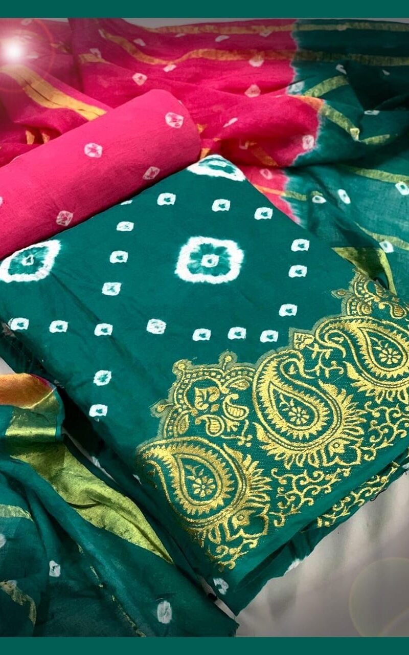 Bandhani Dress Material Wholesalers In Surat