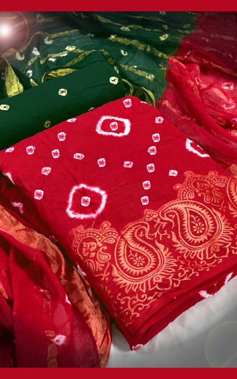 Bandhani Dress Material Wholesalers In Surat