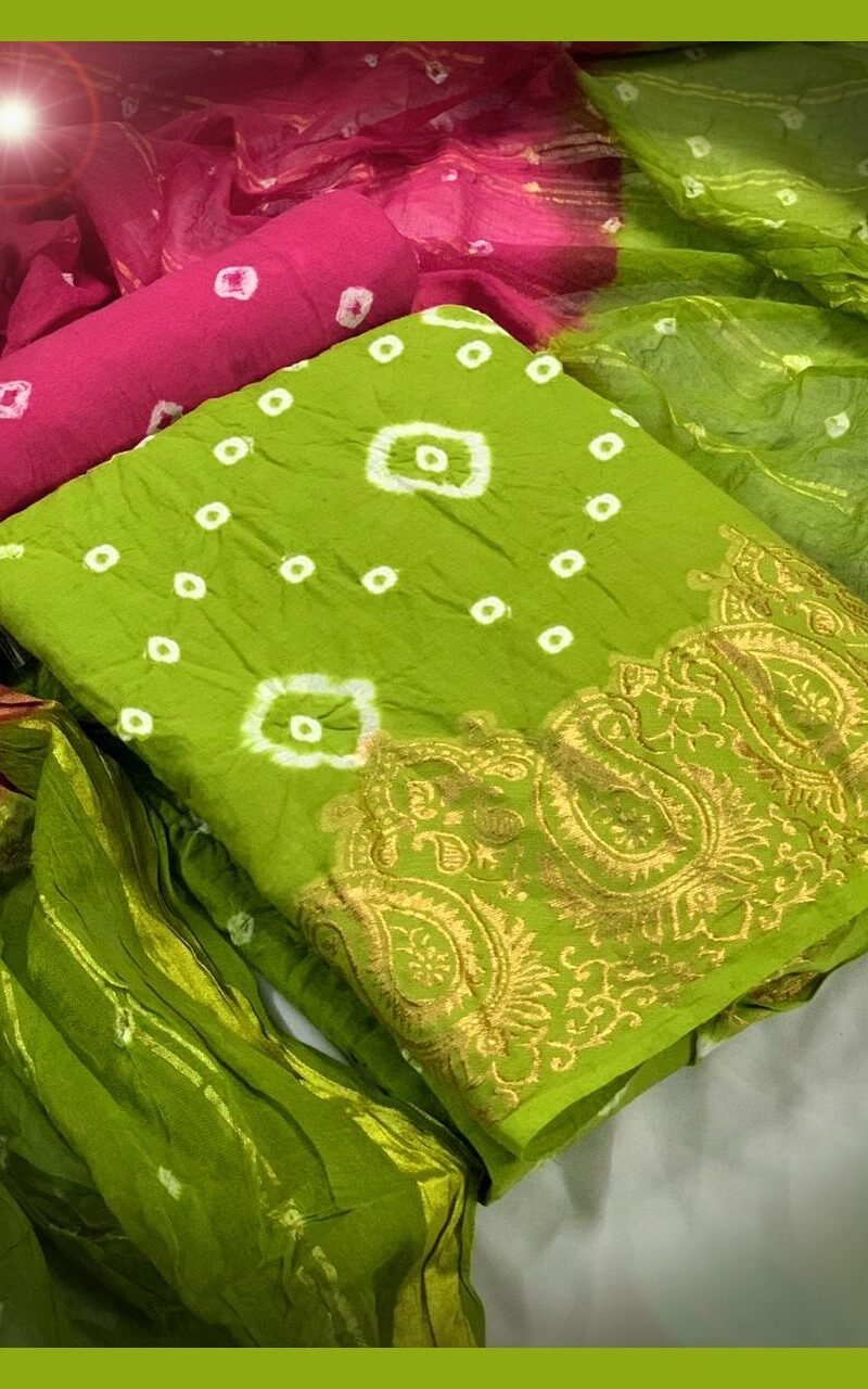 Bandhani Dress Material Wholesalers In Surat