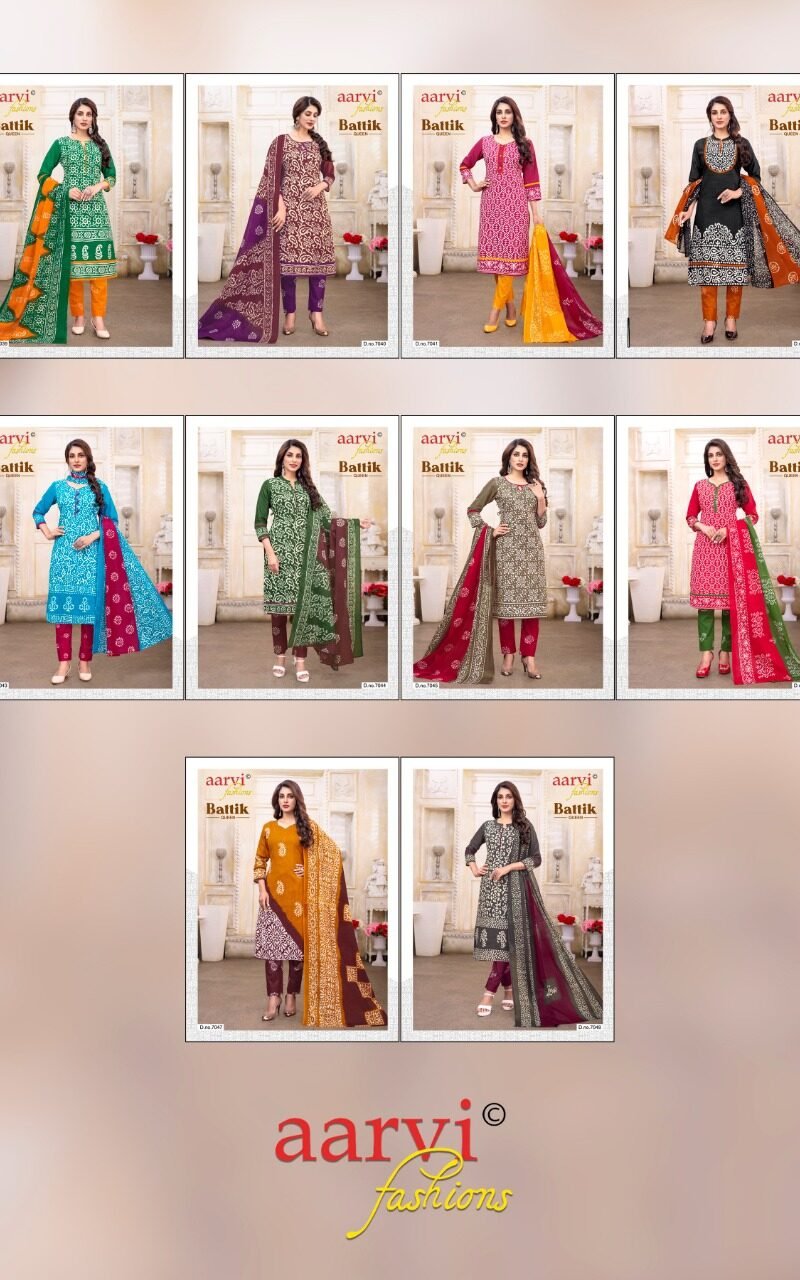 Battik Queen Vol 1 Wholesale Cotton Dress Material