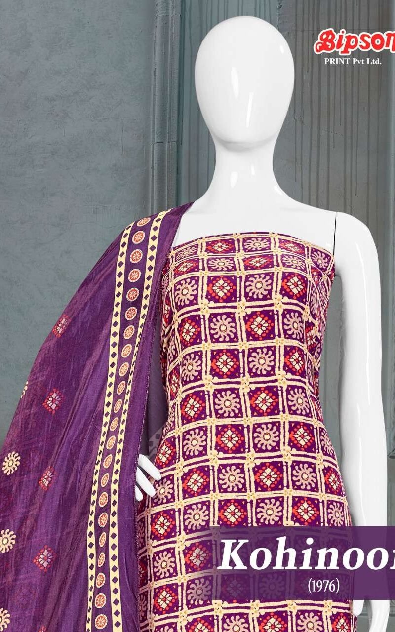 Bipson Prints Kohinoor 1976 Pashmina Suits Wholesale Online