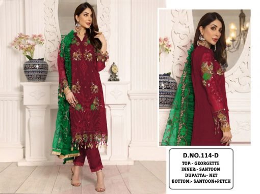 Buy Designer Pakistani Suit Online KF – 114 Pakistani Salwar Suits