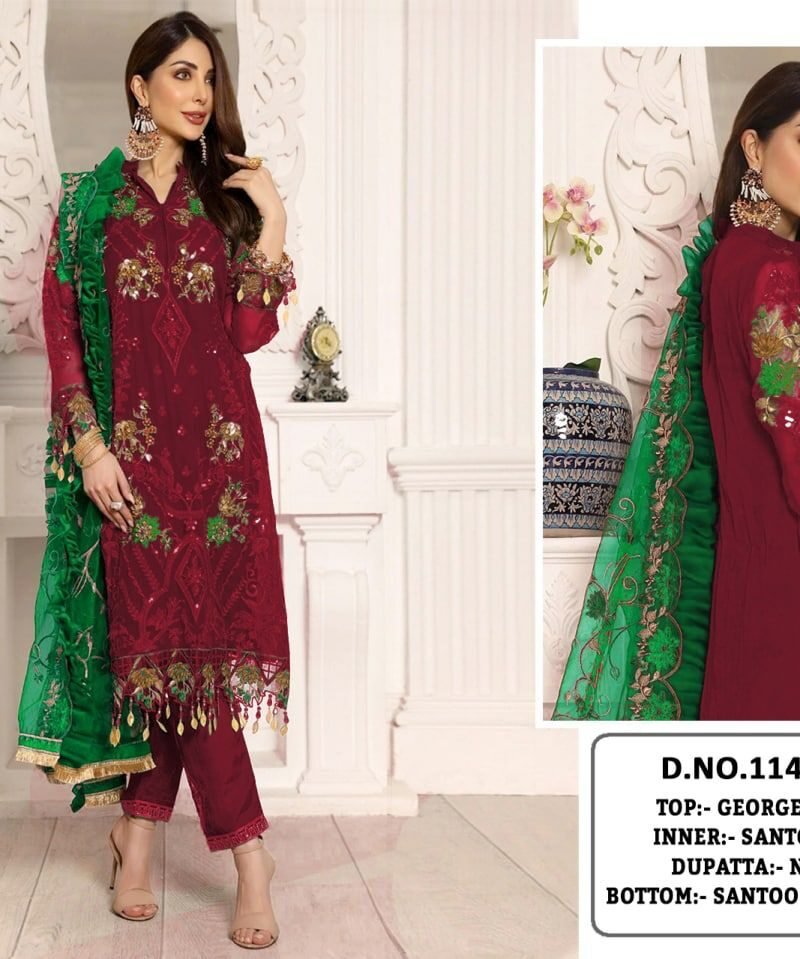Buy Designer Pakistani Suit Online KF – 114 Pakistani Salwar Suits