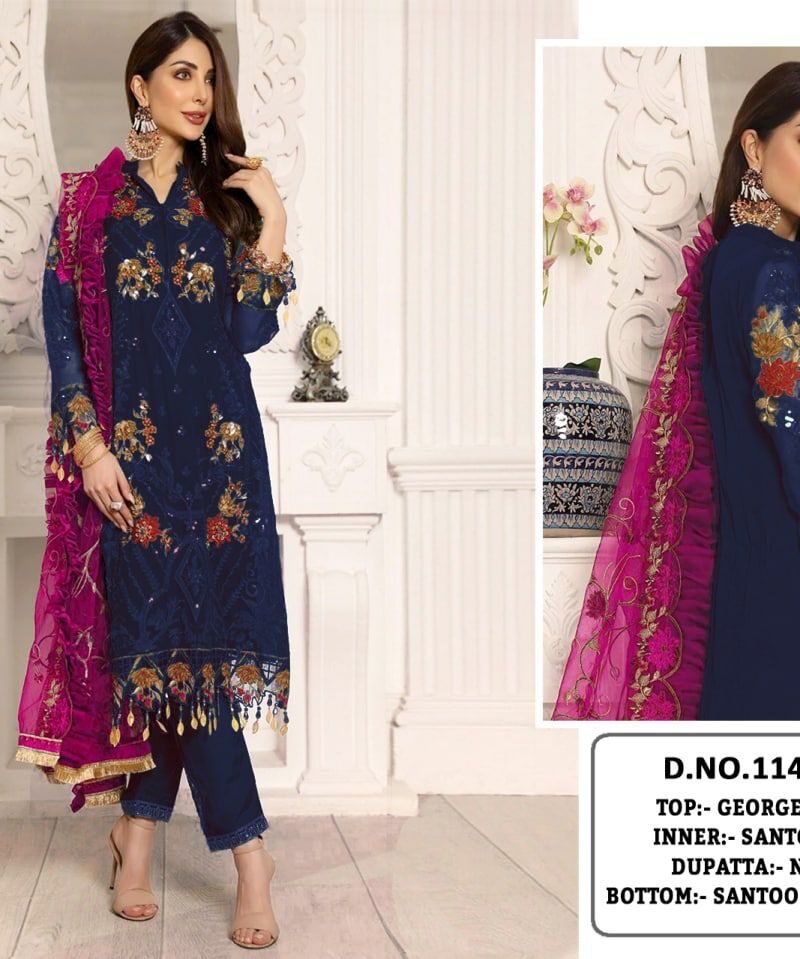 Buy Designer Pakistani Suit Online KF – 114 Pakistani Salwar Suits