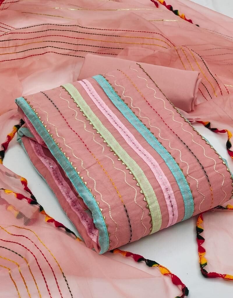 Buy Dress Material Online Heavy Modal Ribbon