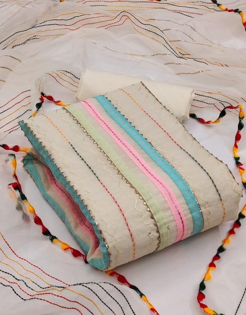 Buy Dress Material Online Heavy Modal Ribbon