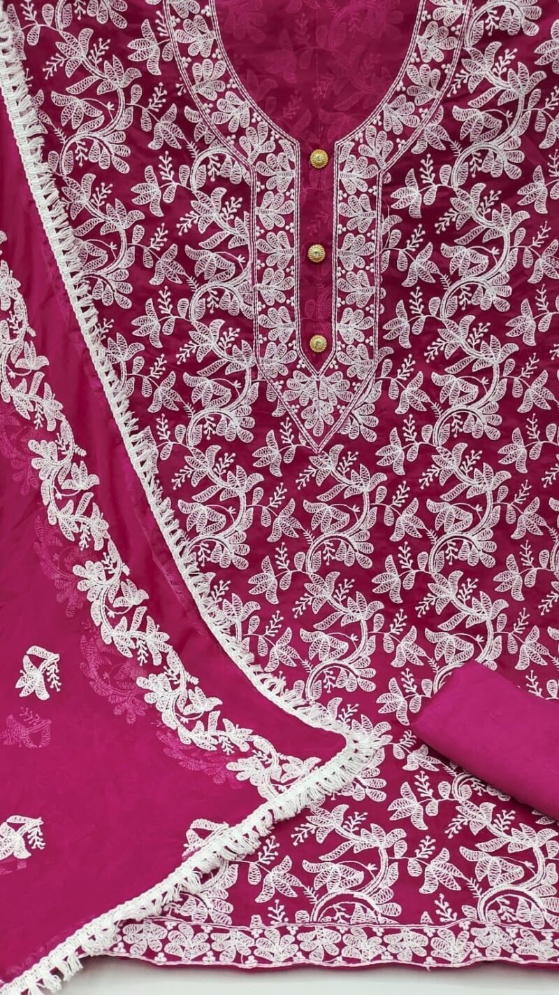 Buy Online Heavy Modal Embroidery Dress Material