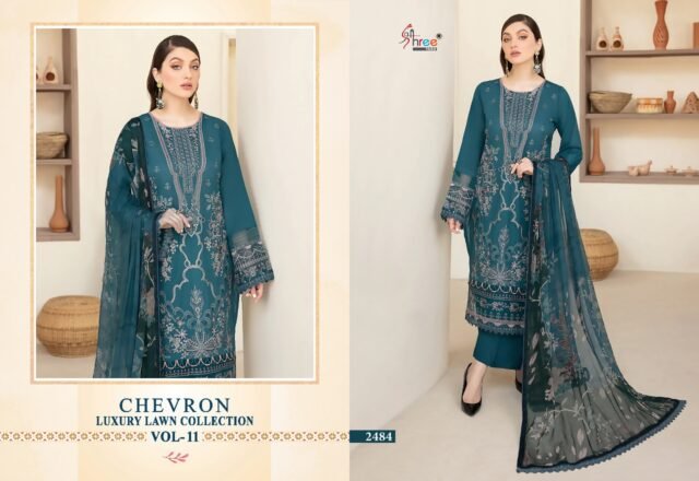 Chevron Luxury Lawn Collection Vol 11 Shree Fab Pakistani Salwar Suits