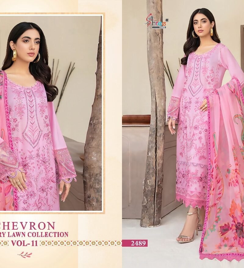 Chevron Luxury Lawn Collection Vol 11 Shree Fab Pakistani Salwar Suits