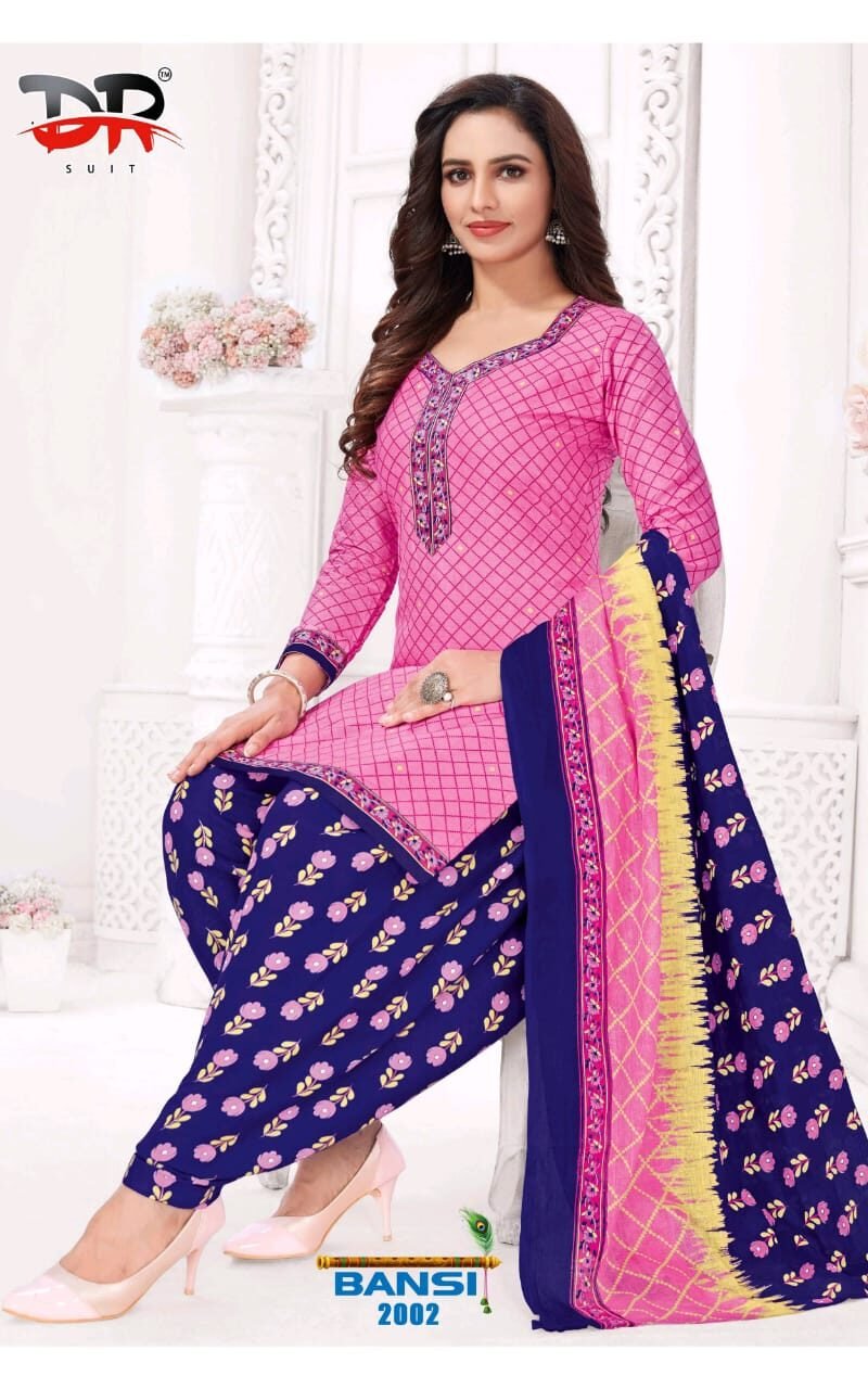 DR Bansi vol 2 Wholesale Cotton Dress Material