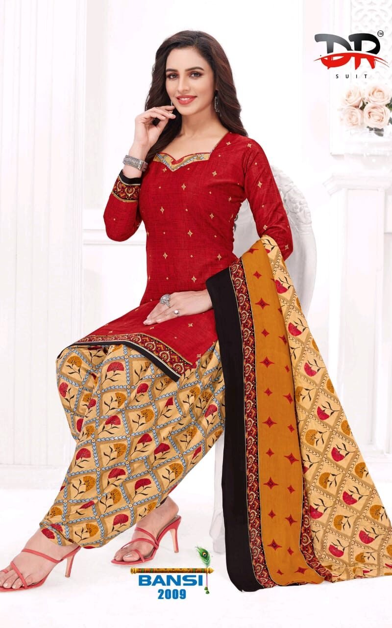 DR Bansi vol 2 Wholesale Cotton Dress Material