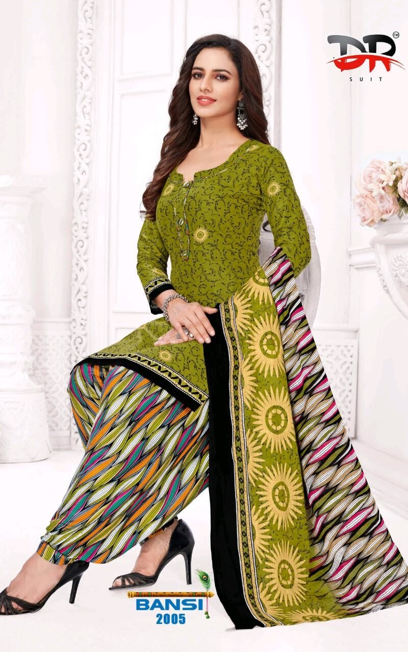 DR Bansi vol 2 Wholesale Cotton Dress Material