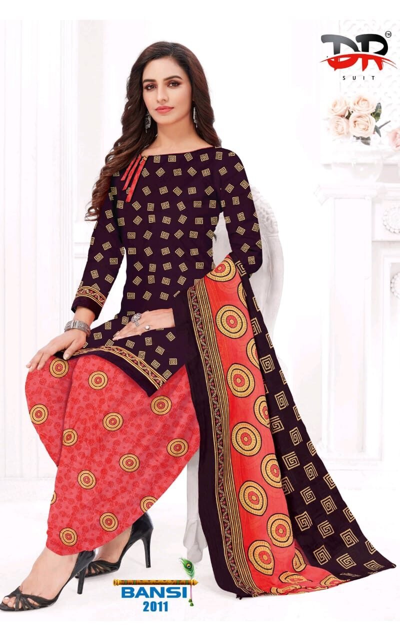 DR Bansi vol 2 Wholesale Cotton Dress Material