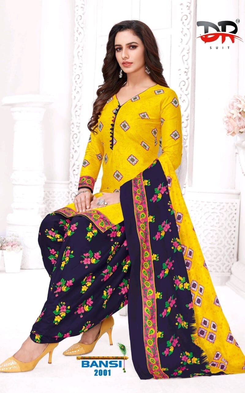 DR Bansi vol 2 Wholesale Cotton Dress Material