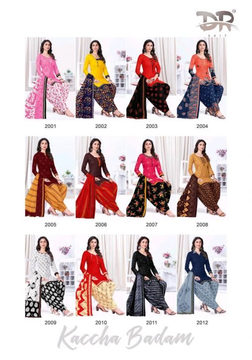 DR Kaccha Badam vol 2 Wholesale Cotton Dress Material