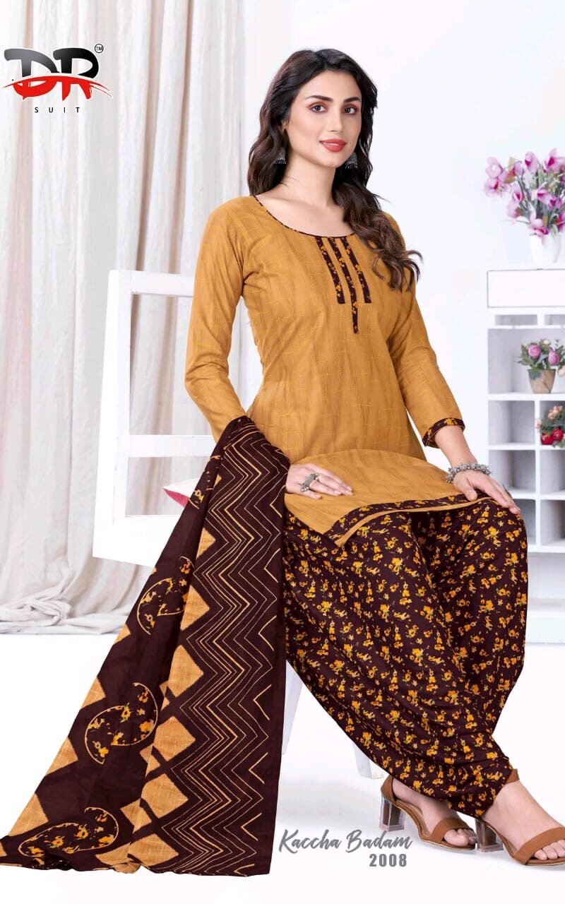DR Kaccha Badam vol 2 Wholesale Cotton Dress Material