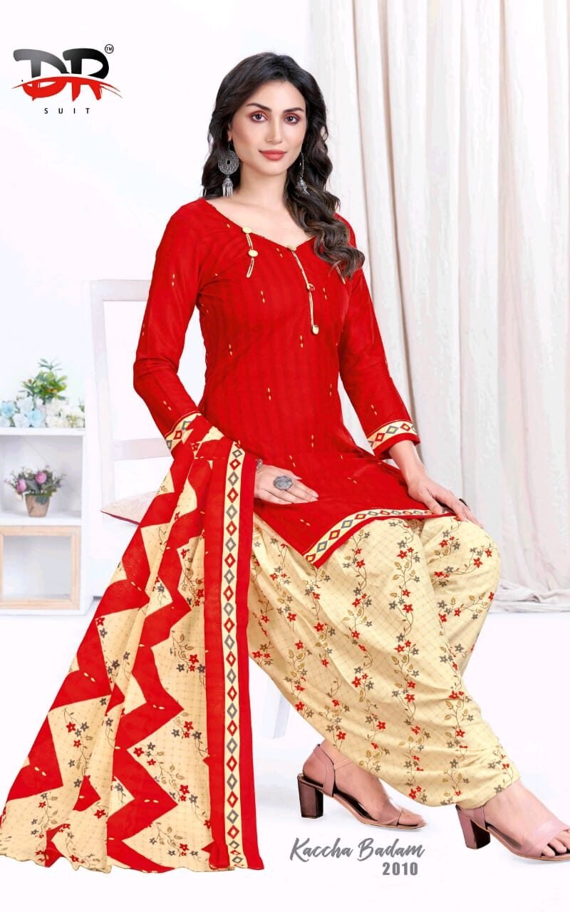 DR Kaccha Badam vol 2 Wholesale Cotton Dress Material