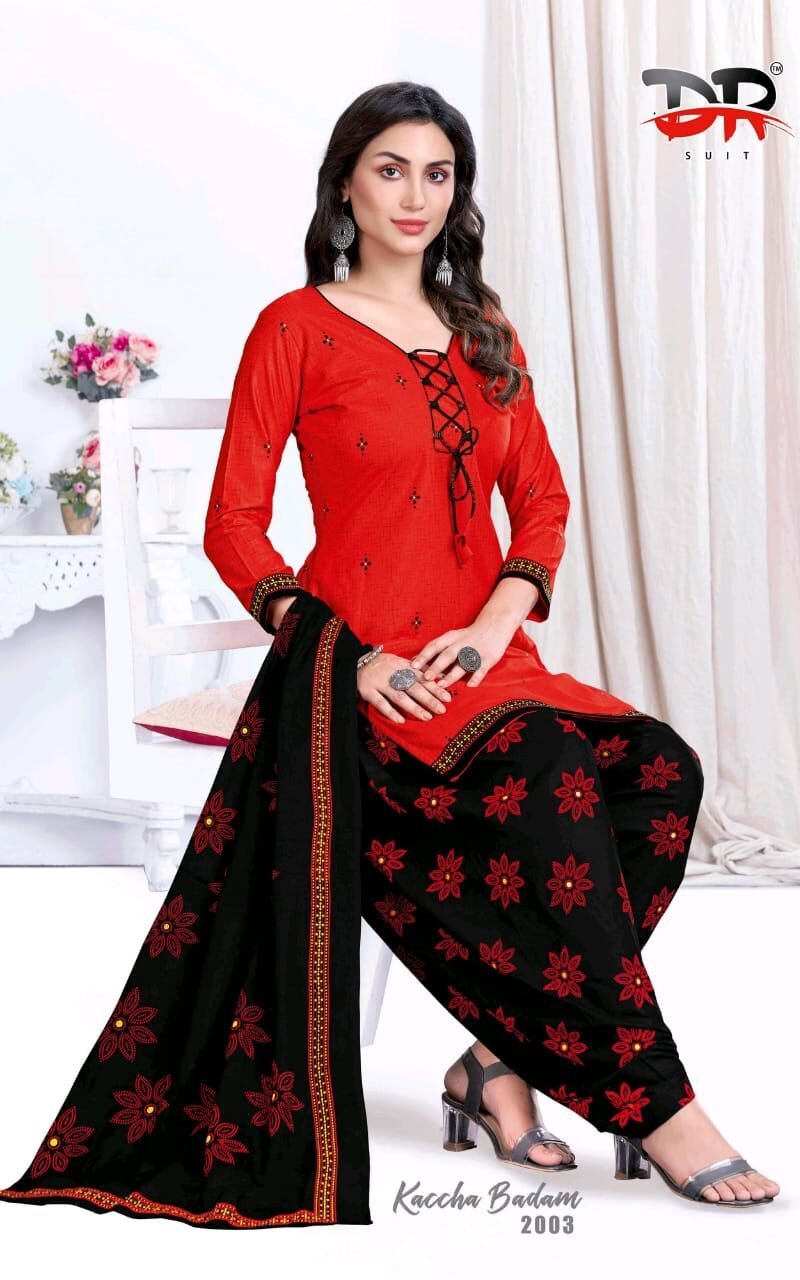 DR Kaccha Badam vol 2 Wholesale Cotton Dress Material