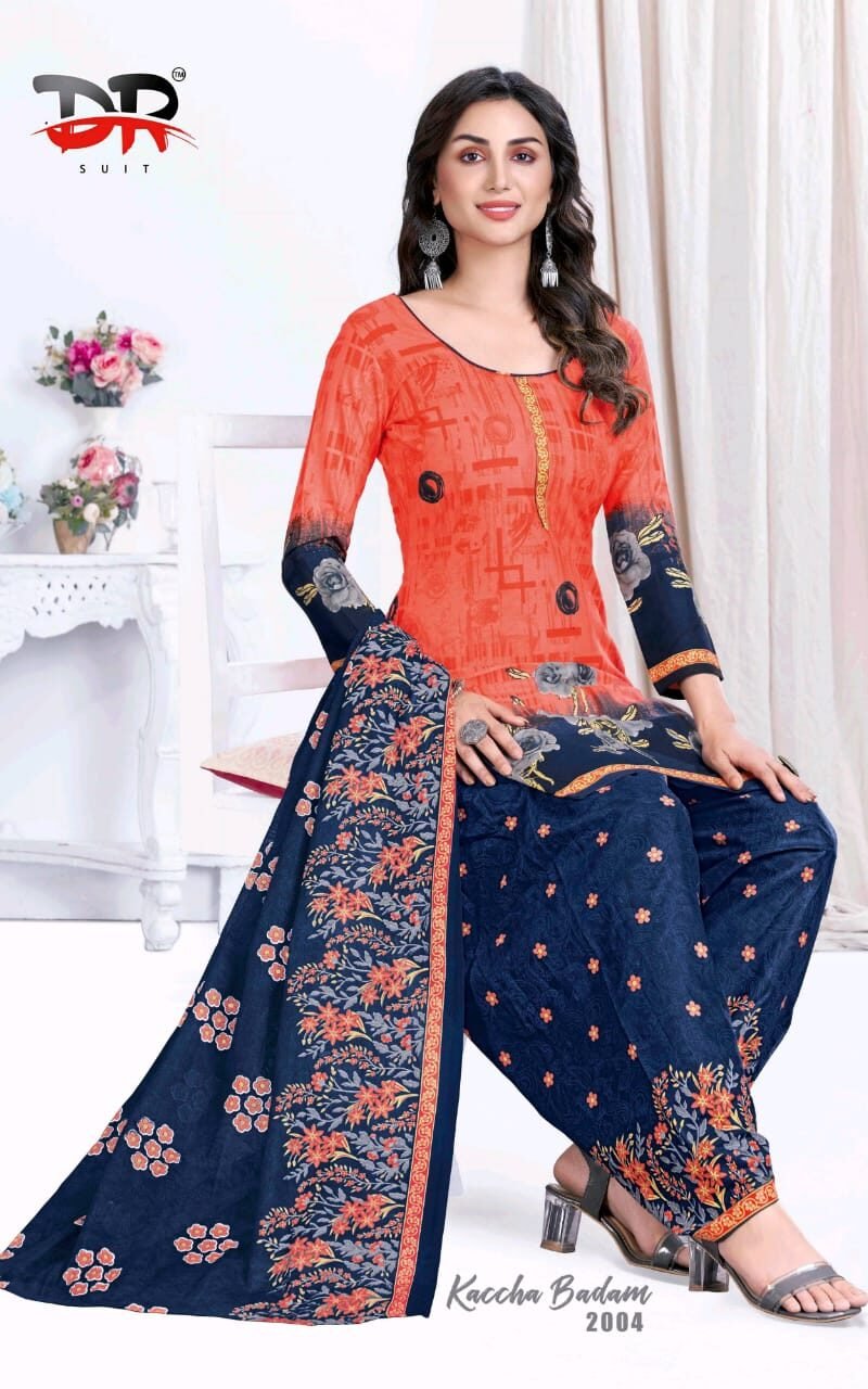 DR Kaccha Badam vol 2 Wholesale Cotton Dress Material
