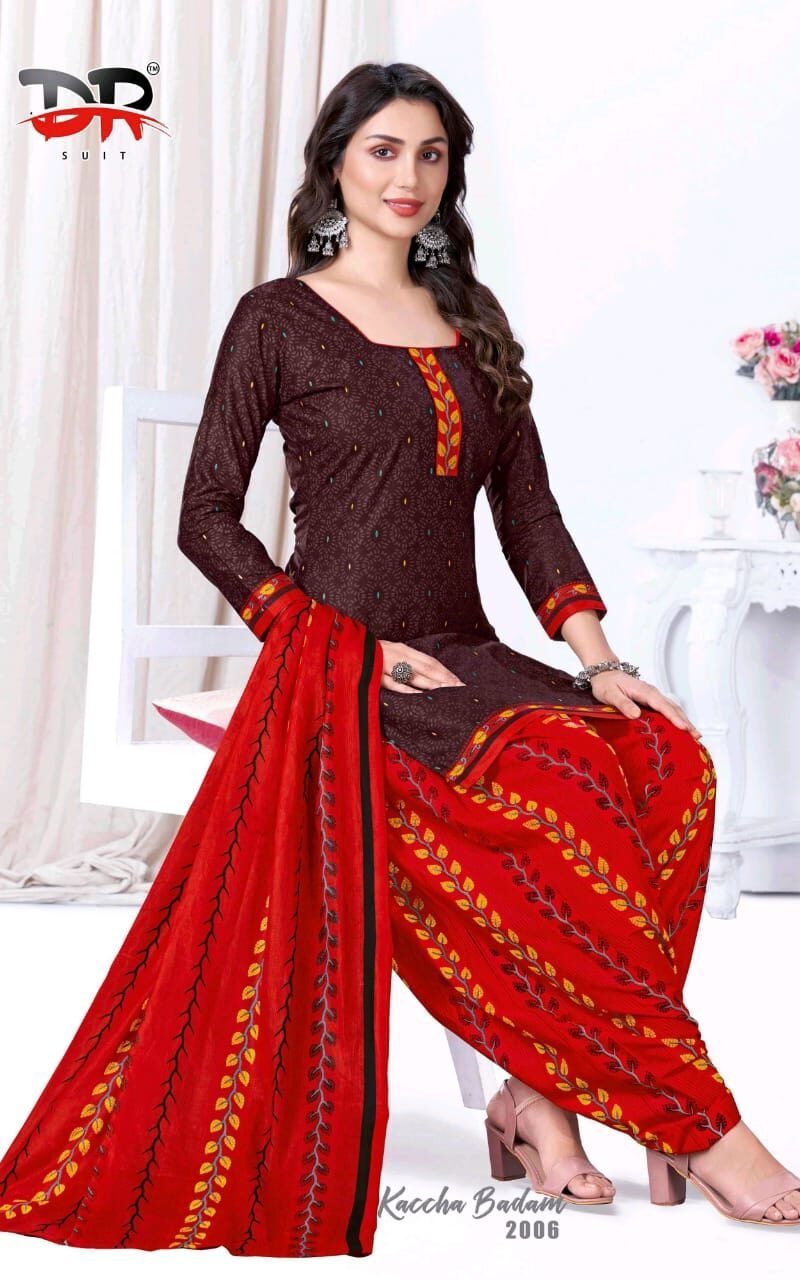 DR Kaccha Badam vol 2 Wholesale Cotton Dress Material