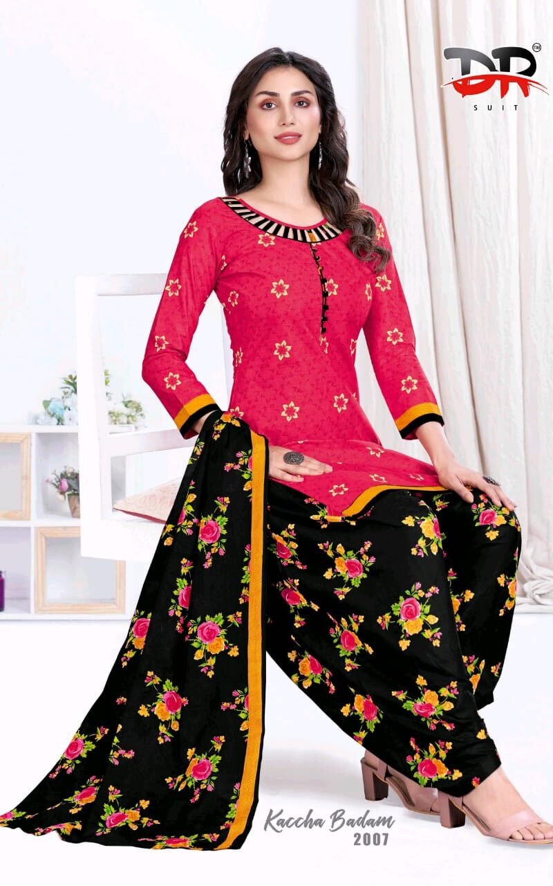 DR Kaccha Badam vol 2 Wholesale Cotton Dress Material