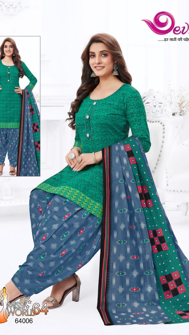 Devi Miss World Vol 64 Wholesale Cotton Dress Material