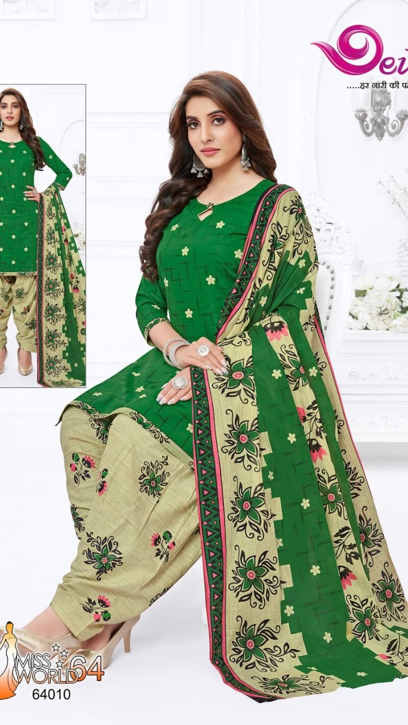 Devi Miss World Vol 64 Wholesale Cotton Dress Material