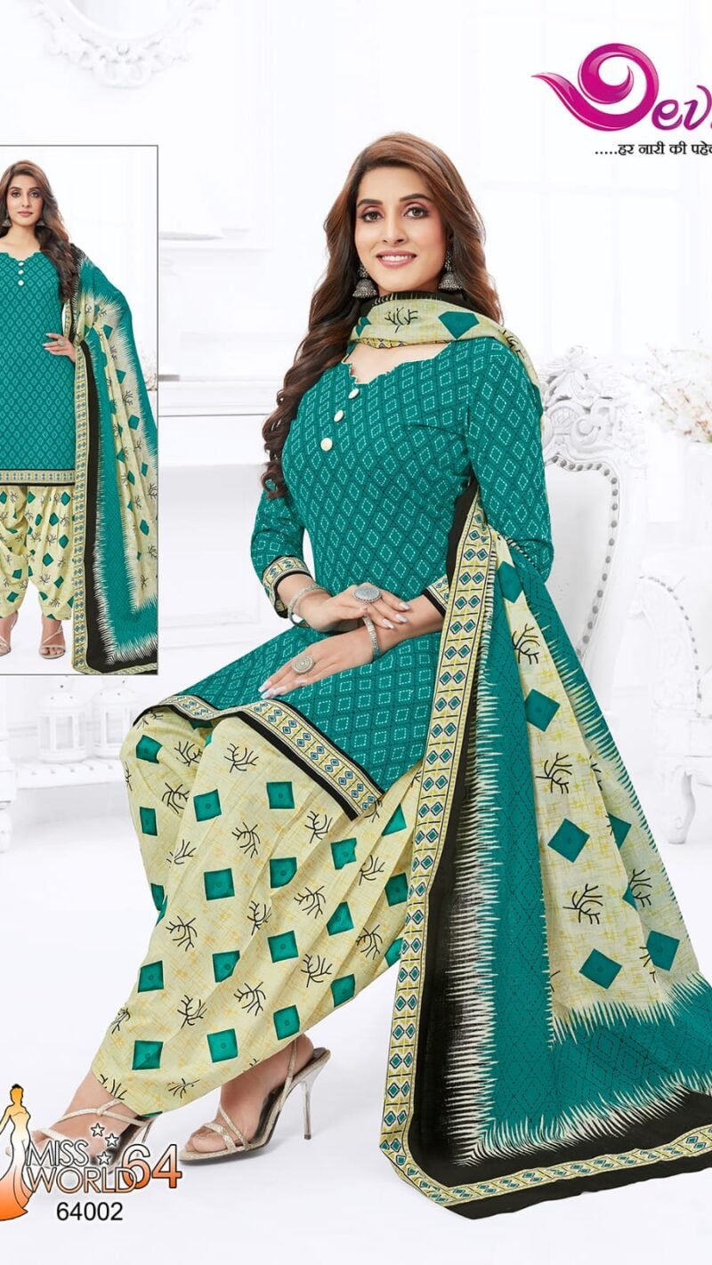 Devi Miss World Vol 64 Wholesale Cotton Dress Material