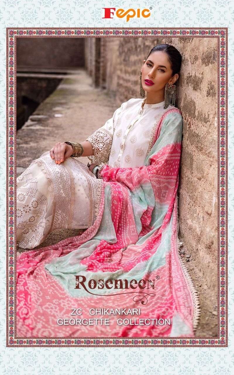 Fepic Rosemeen Zc Chikankaari Pakistani Salwar Suits