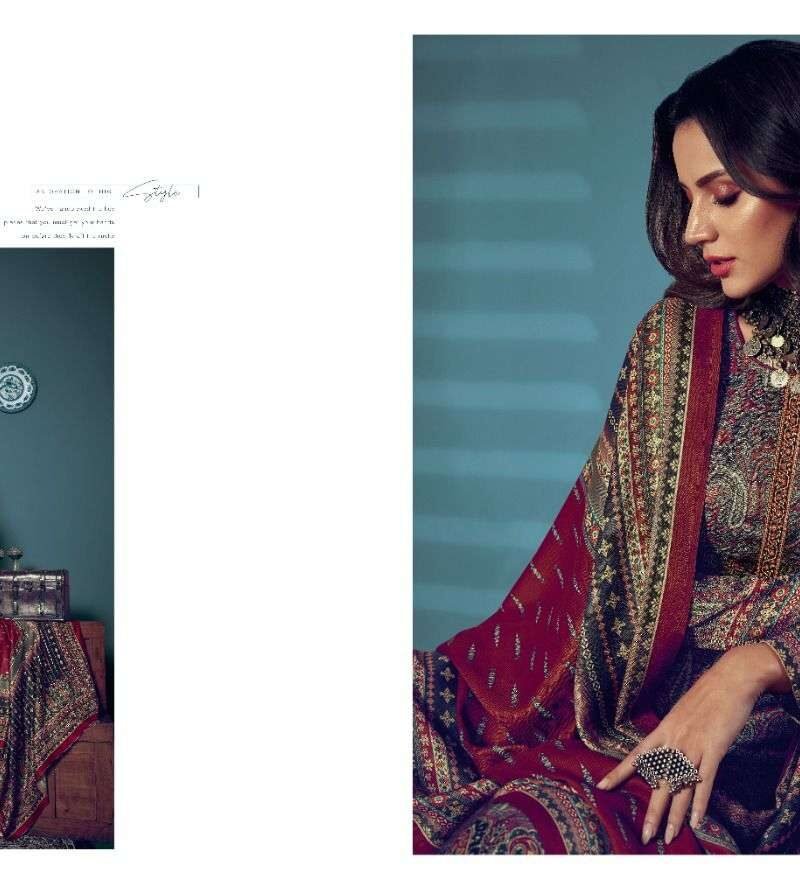 Glossy Simareet Suzana Pashmina Suits Wholesale Online