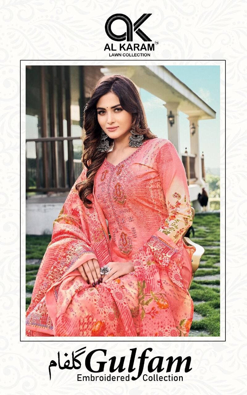 Gulfam Vol 1 Al Karam Wholesale Cotton Dress Material