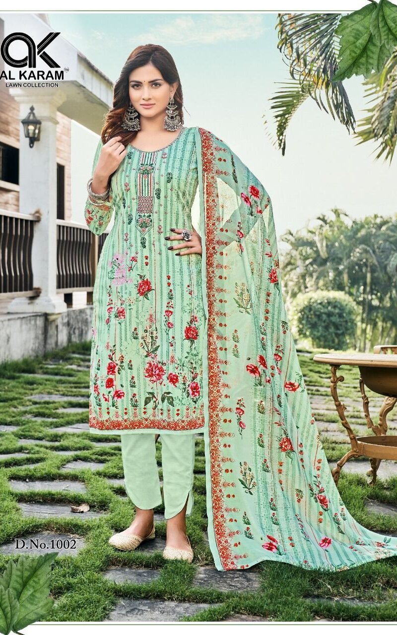 Gulfam Vol 1 Al Karam Wholesale Cotton Dress Material