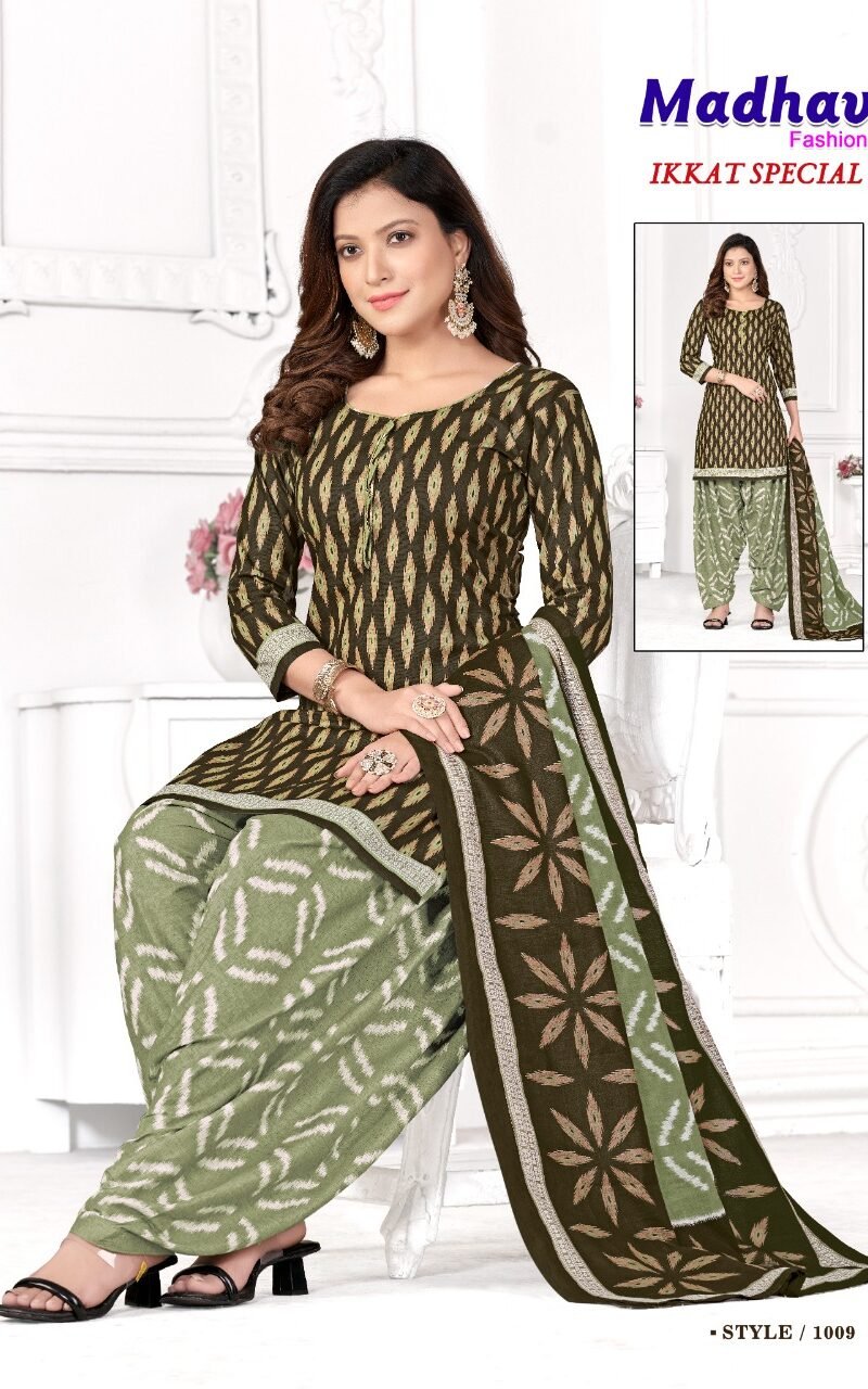 Ikkat Special Vol 1 Madhav Wholesale Cotton Dress Material