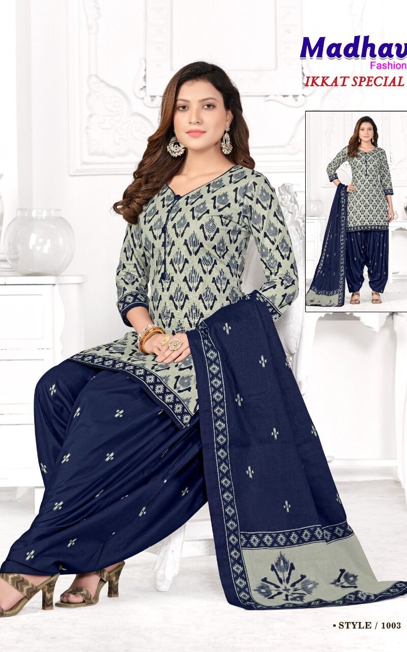 Ikkat Special Vol 1 Madhav Wholesale Cotton Dress Material