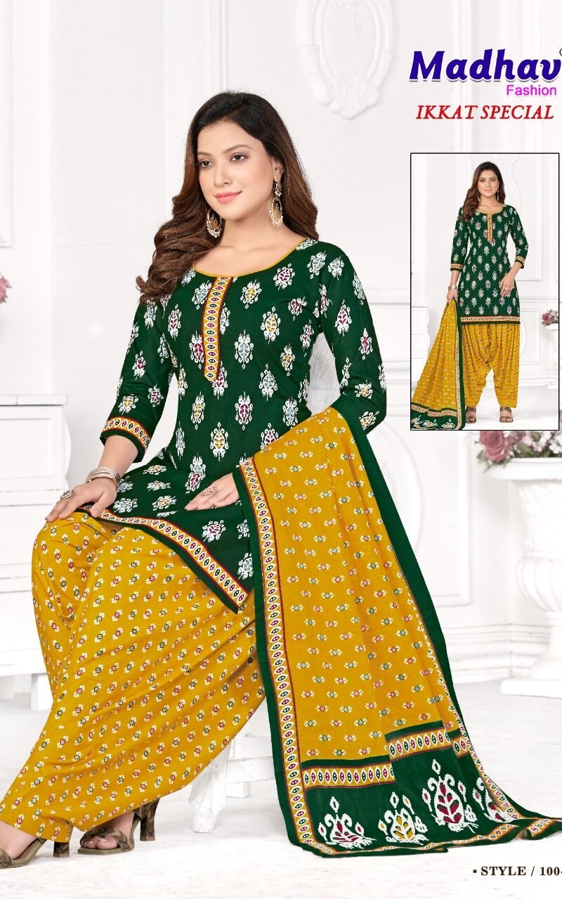 Ikkat Special Vol 1 Madhav Wholesale Cotton Dress Material